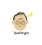 孫が作ったおじいちゃんスタンプ2（個別スタンプ：3）