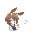 うさ耳男子（個別スタンプ：14）