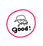 女の子スタンプ_（個別スタンプ：1）