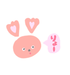 みみうさぎとちびたこのいろいろ（個別スタンプ：3）