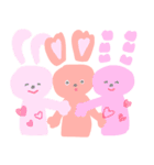 みみうさぎとちびたこのいろいろ（個別スタンプ：17）
