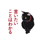 黒猫たちがくれた言葉（個別スタンプ：31）