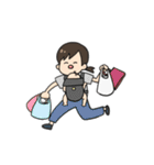赤ちゃんと母スタンプ（個別スタンプ：40）