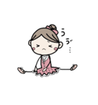 ballerina ribbon（個別スタンプ：8）