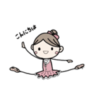 ballerina ribbon（個別スタンプ：10）