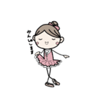 ballerina ribbon（個別スタンプ：15）