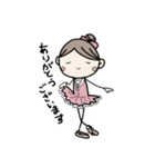 ballerina ribbon（個別スタンプ：16）