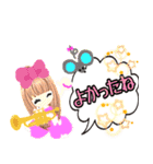 ピンクの女の子103（個別スタンプ：33）