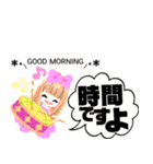 ピンクの女の子103（個別スタンプ：35）