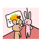 うさぎ くま（個別スタンプ：29）