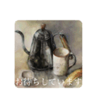 水彩とパステルの敬語で日常を♡（個別スタンプ：8）