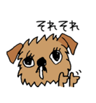 ブリュッセルグリフォンちゃん☆（個別スタンプ：14）