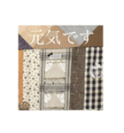 パッチワークの敬語で日常を♡（個別スタンプ：11）