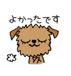 続☆ブリュッセルグリフォンちゃん（個別スタンプ：10）