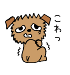 続☆ブリュッセルグリフォンちゃん（個別スタンプ：14）