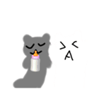 しろ＆くろの可愛いLINEスタンプ 第2弾2（個別スタンプ：1）