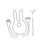 ゆるうさぎ氏(オタク編)（個別スタンプ：10）