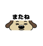 犬のじょんこ顔文字風      ～日常～ 夏（個別スタンプ：19）