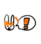 沢山のうさぎちゃん気持ち伝えるスタンプ1（個別スタンプ：7）