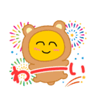 にこにこニャンコマン（個別スタンプ：17）