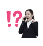 スーツの女のスタンプ（個別スタンプ：22）
