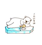 しろくまのポーちゃん（個別スタンプ：3）