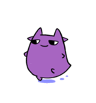 purple cowくん（個別スタンプ：1）