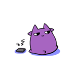 purple cowくん（個別スタンプ：8）