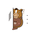 馬じろうとBROWN ＆ FRIENDS（個別スタンプ：2）