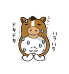 馬じろうとBROWN ＆ FRIENDS（個別スタンプ：22）