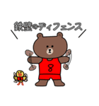 バスケ大好き！BROWN ＆ FRIENDS（個別スタンプ：10）