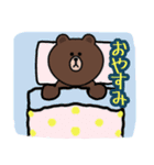 キュートな BROWN ＆ FRIENDS（個別スタンプ：12）