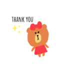 ブラウンと仲間達（個別スタンプ：4）