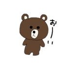 BROWN ＆ FRIENDS LINEキャラスタンプ（個別スタンプ：16）