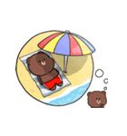 BROWN ＆ FRIENDS Daily Life of Duo（個別スタンプ：13）
