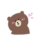 プラスシゲル×BROWN ＆ FRIENDS（個別スタンプ：31）