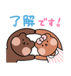 くろきち×BROWN ＆ FRIENDS（個別スタンプ：6）