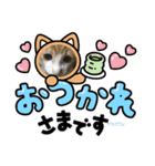茶白猫むむの子猫の時スタンプ（個別スタンプ：5）