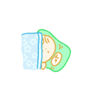 まるすけだよ。カラー！（個別スタンプ：1）