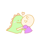 まるすけだよ。カラー！（個別スタンプ：8）