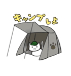 キャンプ好きのねこ（個別スタンプ：1）