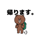 BROWN＆FRIENDS ブラウン【日常編】（個別スタンプ：16）