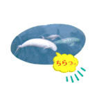 海。空撮スタンプ④（個別スタンプ：4）