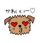 ブリュッセルグリフォンちゃん☆その3（個別スタンプ：1）
