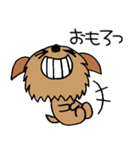 ブリュッセルグリフォンちゃん☆その3（個別スタンプ：12）