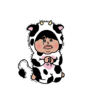 牛おじさんの日常（牛大叔的日常）（個別スタンプ：5）