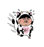 牛おじさんの日常（牛大叔的日常）（個別スタンプ：21）