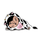 牛おじさんの日常（牛大叔的日常）（個別スタンプ：24）