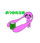 可愛いピンクのうさぎさんスタンプ（個別スタンプ：4）