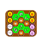 【動く】BROWN ＆ FRIENDSゲーム風スタンプ（個別スタンプ：11）